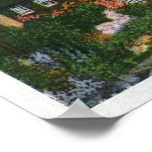 Außenansicht des Hauses der Sieben Gabel Poster (Ecke)