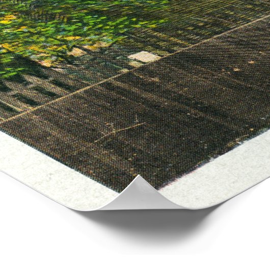 Außenansicht des Hauses der Sieben Gables # 2 Poster (Ecke)