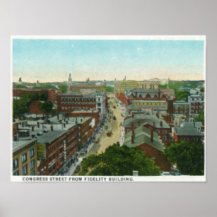 Außenansicht des Hauses von Longfellow Poster