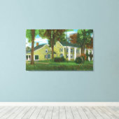 Außenansicht des Herrenhauses von General Philip S Leinwanddruck (Insitu (Holzboden))