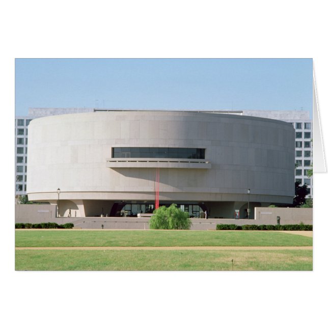 Außenansicht des Hirshhorn Museums, 1974 ) (Vorderseite (Horizontal))