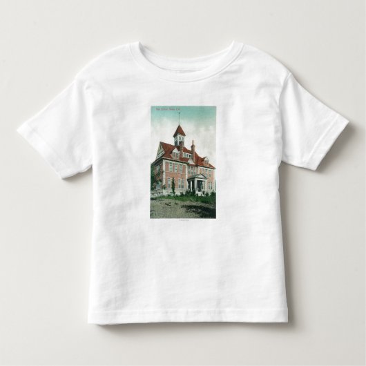 Außenansicht des hohen SchoolYreka, CA Kleinkind T-shirt (Vorderseite)