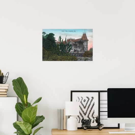 Außenansicht des Holly Oaks-Gebäude Poster (Heimbüro)