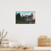 Außenansicht des Holly Oaks-Gebäude Poster (Küche)