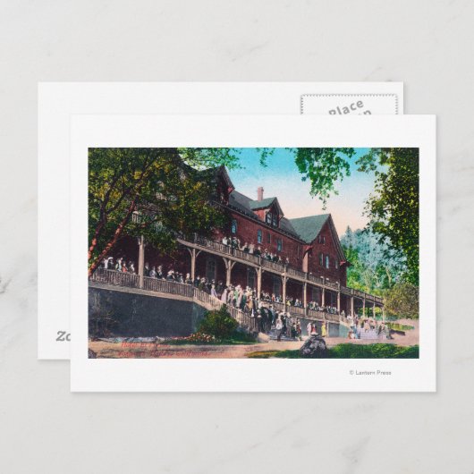 Außenansicht des Hotelportals Postkarte (Vorne/Hinten)