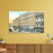 Außenansicht des Hotels Bennett Leinwanddruck (Insitu (Wohnzimmer))