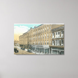 Außenansicht des Hotels Bennett Leinwanddruck