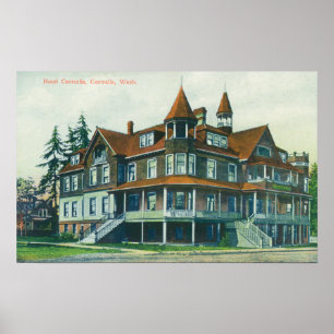 Außenansicht des Hotels Centralia Poster