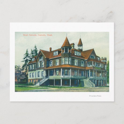 Außenansicht des Hotels Centralia Postkarte (Vorderseite)