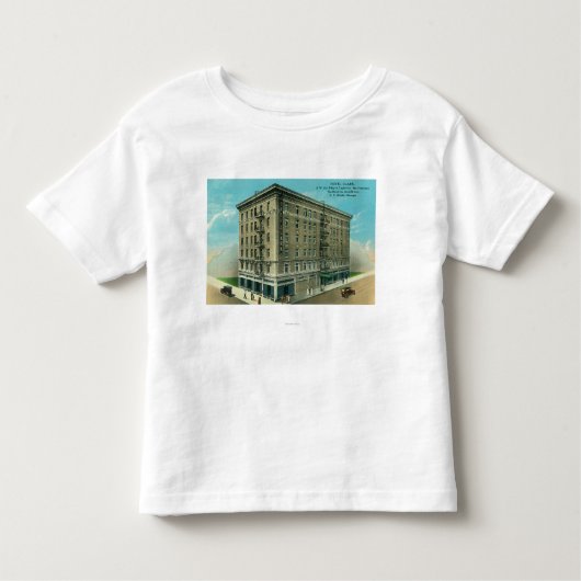 Außenansicht des Hotels Clark Kleinkind T-shirt (Vorderseite)