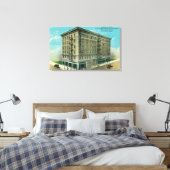 Außenansicht des Hotels Clark Leinwanddruck (Insitu (Schlafzimmer))