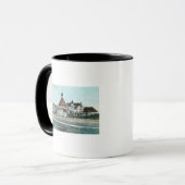 Außenansicht des Hotels del Coronado vom Pier aus Tasse (Vorderseite Links)