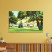 Außenansicht des Hotels del Monte Leinwanddruck (Insitu (Wohnzimmer))