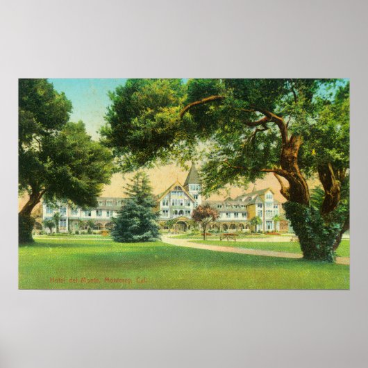 Außenansicht des Hotels del Monte Poster (Vorne)