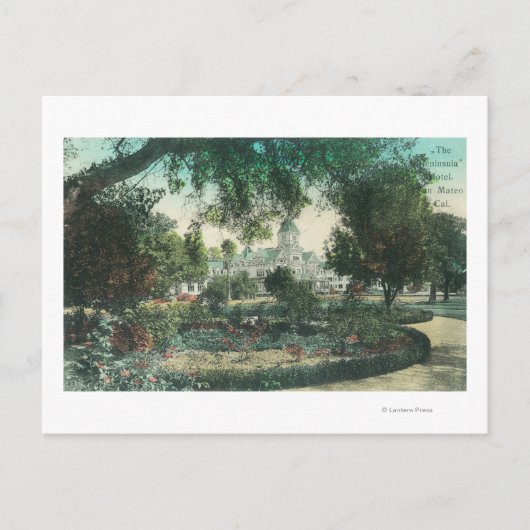 Außenansicht des Hotels Peninsula Postkarte (Vorderseite)