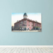 Außenansicht des Hotels Stewart Leinwanddruck (Insitu (Holzboden))