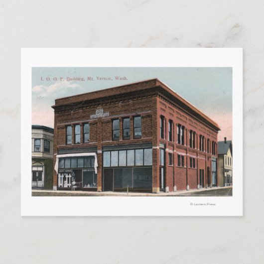 Außenansicht des IOOF-Gebäude Postkarte (Vorderseite)