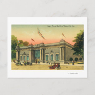 Außenansicht des jährlichen Gebäude von Apple Postkarte