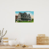 Außenansicht des John Ward House Poster (Küche)
