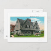 Außenansicht des John Ward House Postkarte (Vorne/Hinten)
