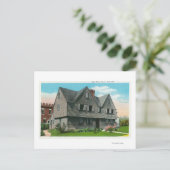 Außenansicht des John Ward House Postkarte (Stehend Vorderseite)
