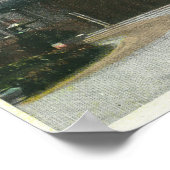 Außenansicht des Kalurahtempels Poster (Ecke)