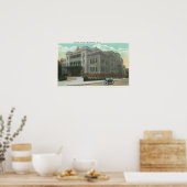 Außenansicht des Kalurahtempels Poster (Küche)