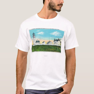 Außenansicht des Kaps Blanco LighthouseCoast T-Shirt