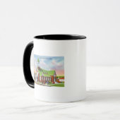 Außenansicht des katholischen York Beach Tasse (Vorderseite Links)