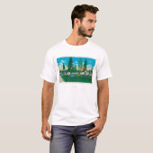 Außenansicht des Kiefern-Baum-Auto-Lagers T-Shirt (Vorne ganz)