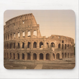 Außenansicht des Kolosseums, Rom, Italien Mousepad
