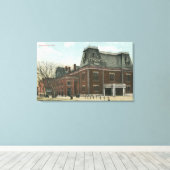 Außenansicht des Konferenzsaals Leinwanddruck (Insitu (Holzboden))