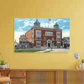 Außenansicht des Kora-Tempels, Schrein Leinwanddruck (Insitu (Wohnzimmer))