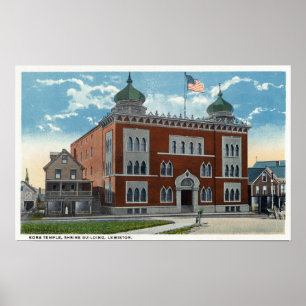 Außenansicht des Kora Tempels, Schrein Poster