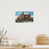 Außenansicht des Kora-Tempels, Schrein Poster (Küche)