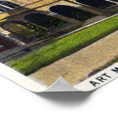 Außenansicht des Kunstmuseums 2 Poster (Ecke)