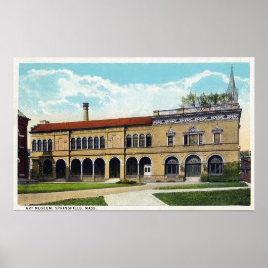 Außenansicht des Kunstmuseums 2 Poster (Vorne)