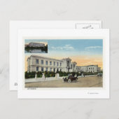 Außenansicht des Kunstmuseums # 2 Postkarte (Vorne/Hinten)