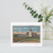 Außenansicht des Leuchtturms von Nobska Postkarte (Stehend Vorderseite)
