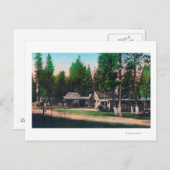 Außenansicht des Loch Lomond Resorts Postkarte (Vorne/Hinten)