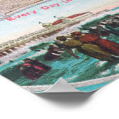 Außenansicht des Long Beach Sanitarium Poster (Ecke)