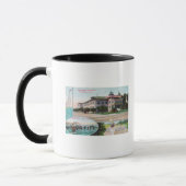 Außenansicht des Long Beach Sanitarium Tasse (Links)