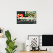 Außenansicht des Loop's RestaurantVentura, CA Poster (Heimbüro)