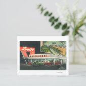 Außenansicht des Loop's RestaurantVentura, CA Postkarte (Stehend Vorderseite)