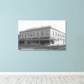 Außenansicht des Lumbermens-Bldgs Leinwanddruck (Insitu (Holzboden))