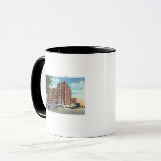Außenansicht des Mark Twain Hotel Tasse (Vorderseite Links)