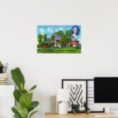 Außenansicht des Mark Twain Memorial Poster (Heimbüro)