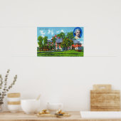 Außenansicht des Mark Twain Memorial Poster (Küche)