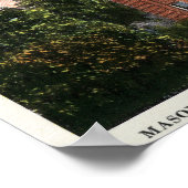 Außenansicht des Maurentempels Poster (Ecke)