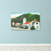 Außenansicht des Motel Inn Leinwanddruck (Insitu (Holzboden))